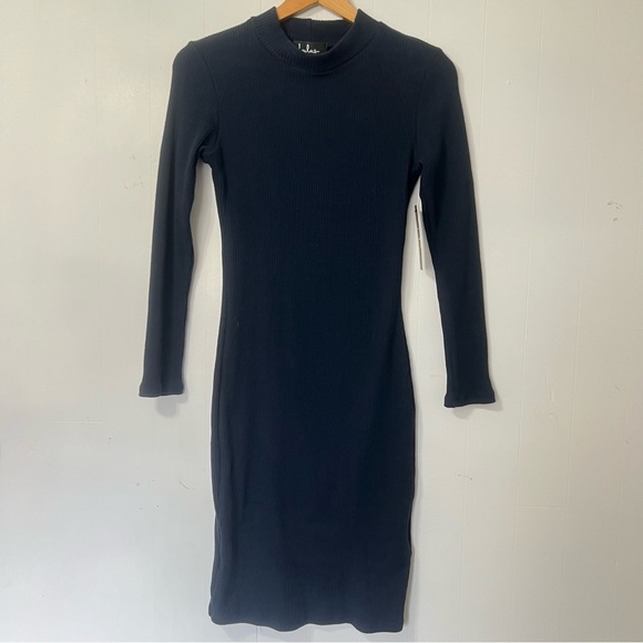 Lulu's Navy Blue Bodycon Dress - Picture 2 of 11